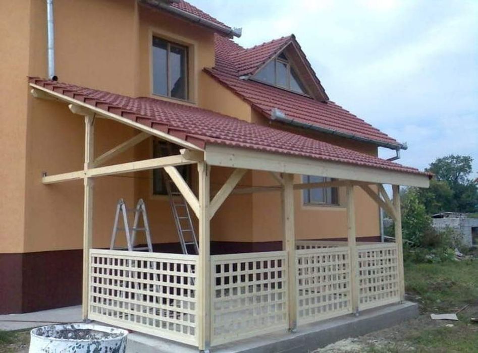 Executam terase pe structură de lemn sau metal