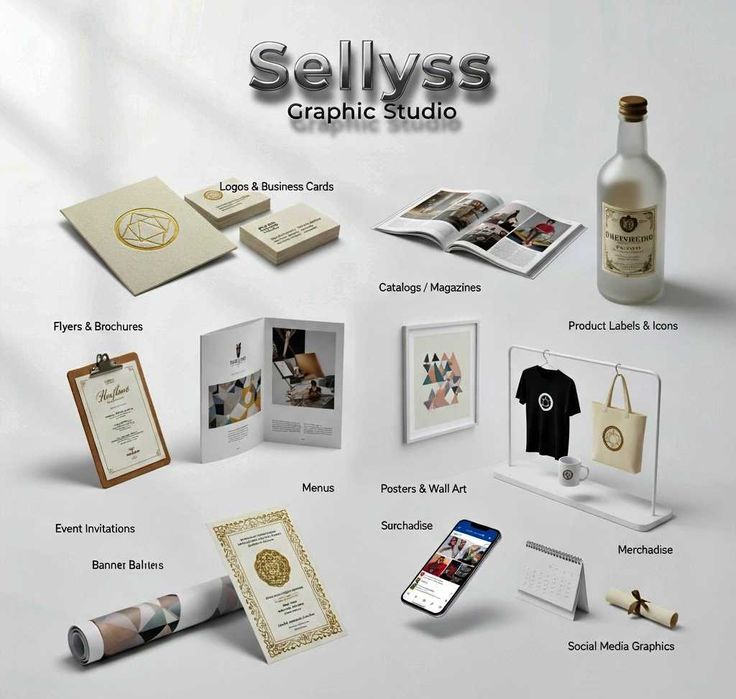 Design Grafic - Branding & Publicitate - Sellyss Graphic Studio