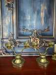 DN526 Set 2 sfesnice 2 brate alama subtire probabil in trecut argintat