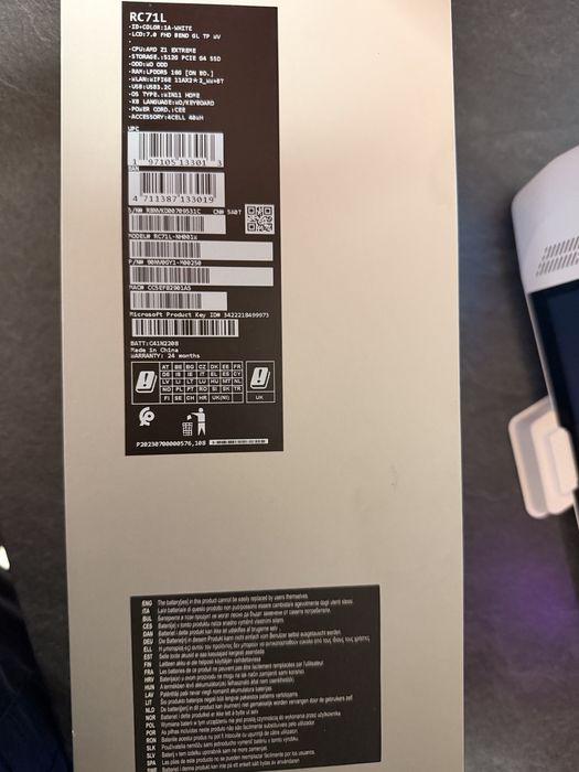 Rog Ally 512gb folosit o data