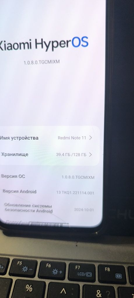 Redmi note 11 128/6+2
