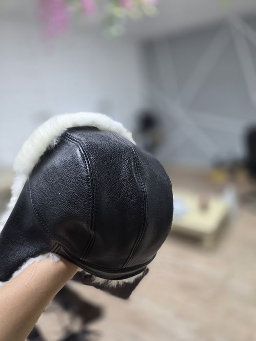 Ушанки натуральный кожа и мех