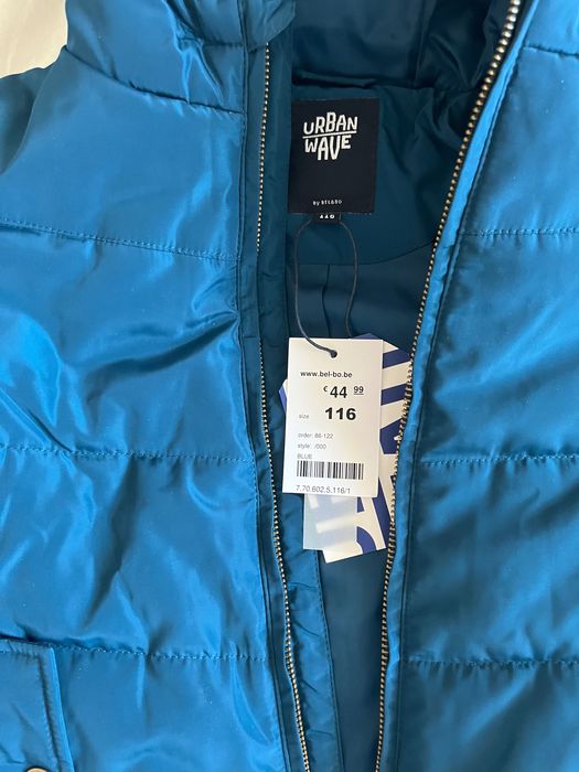 Непромокаемо есенно яке с подплата, 116 см