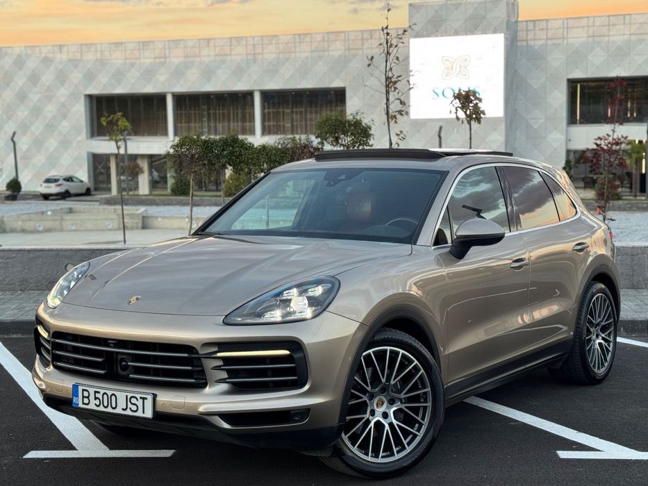 Porsche Cayenne Garanție 2028 / piele roșie / Night vision