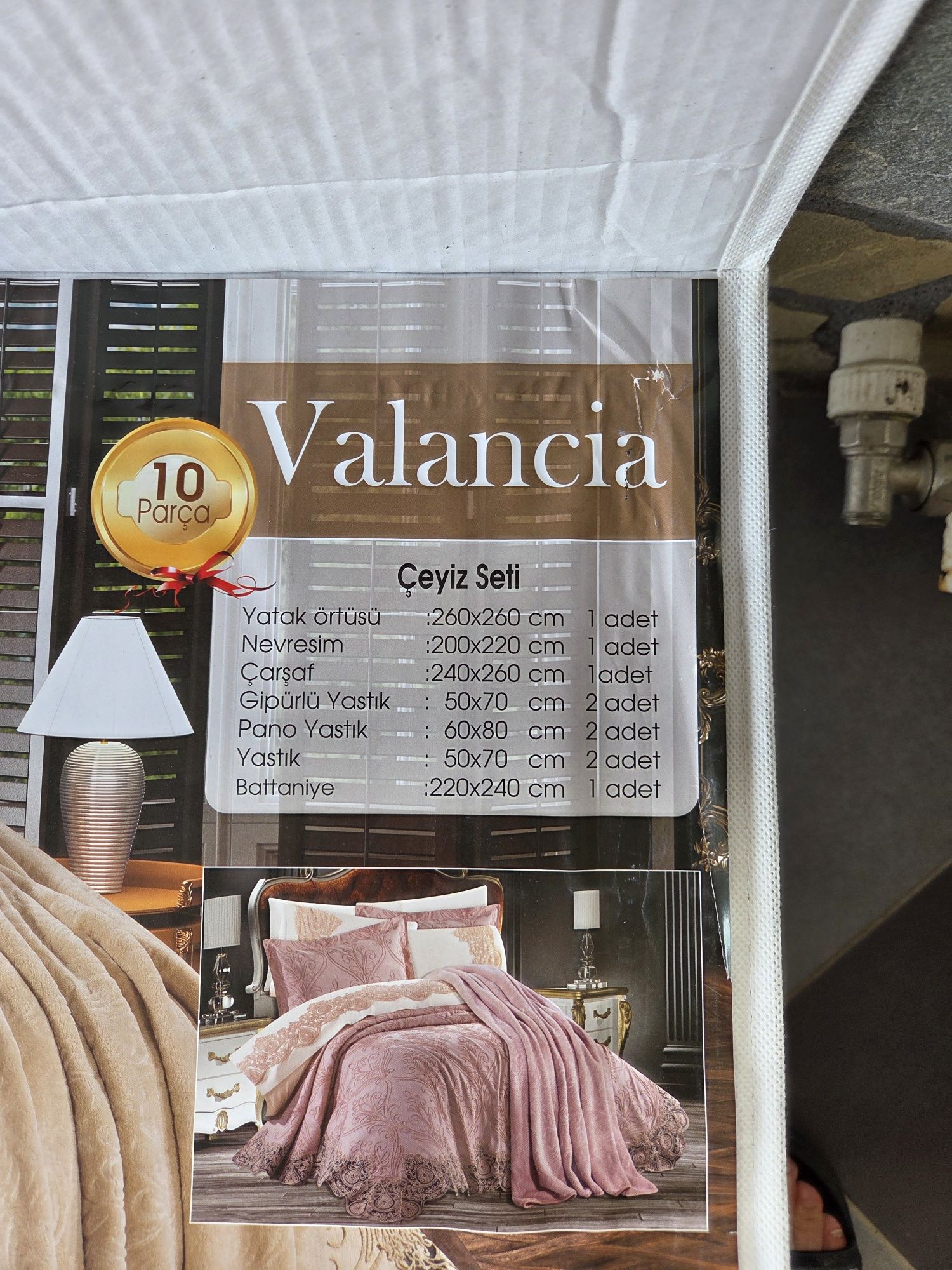 Lenjerie pat Valancia 10 piese
