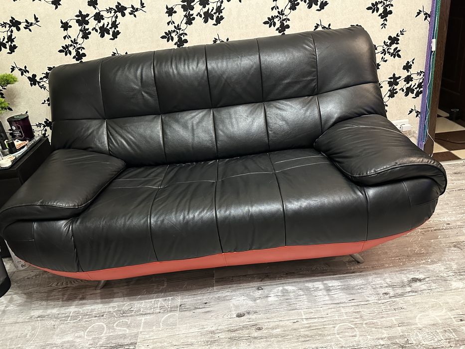 Set 2 canapele piele naturala