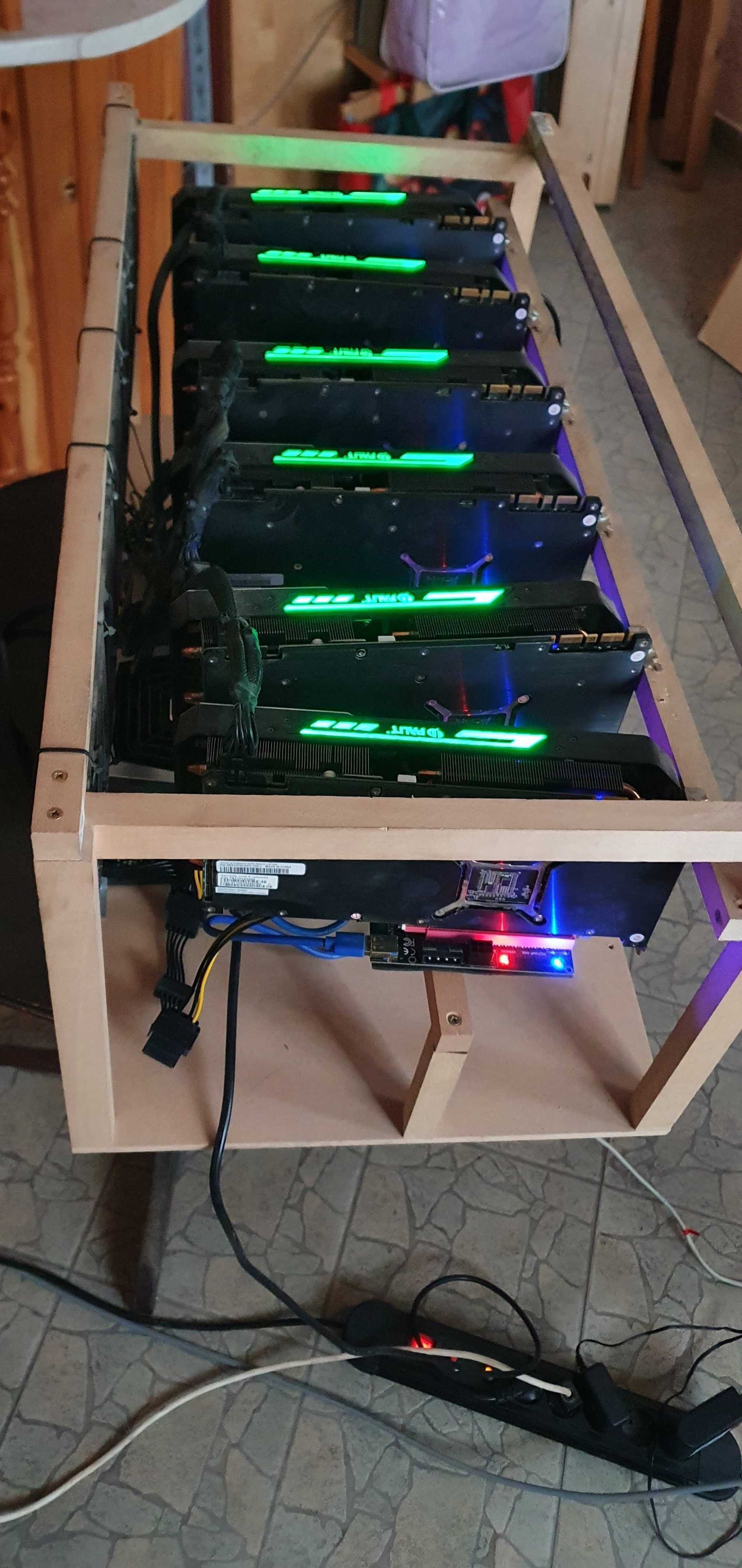 Miner Риг Копачка 6x GTX1070 8GB