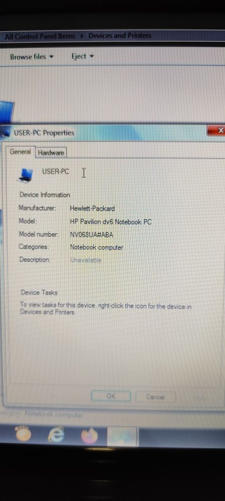 HP pavilion dv6 laptop