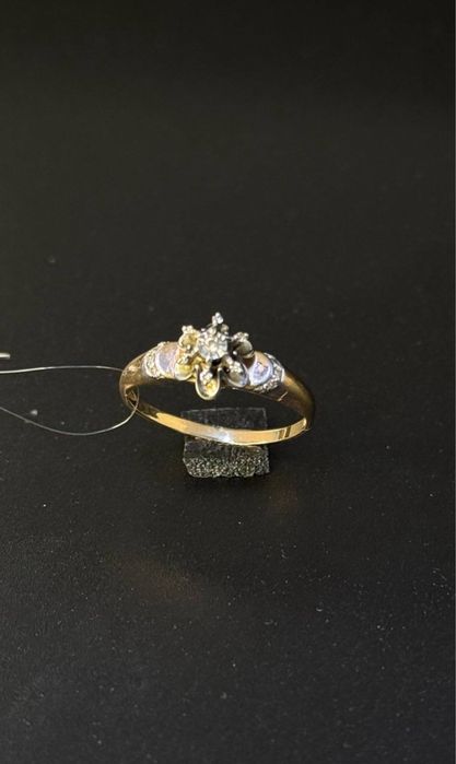 Золото 585  Кольцо бриллиант