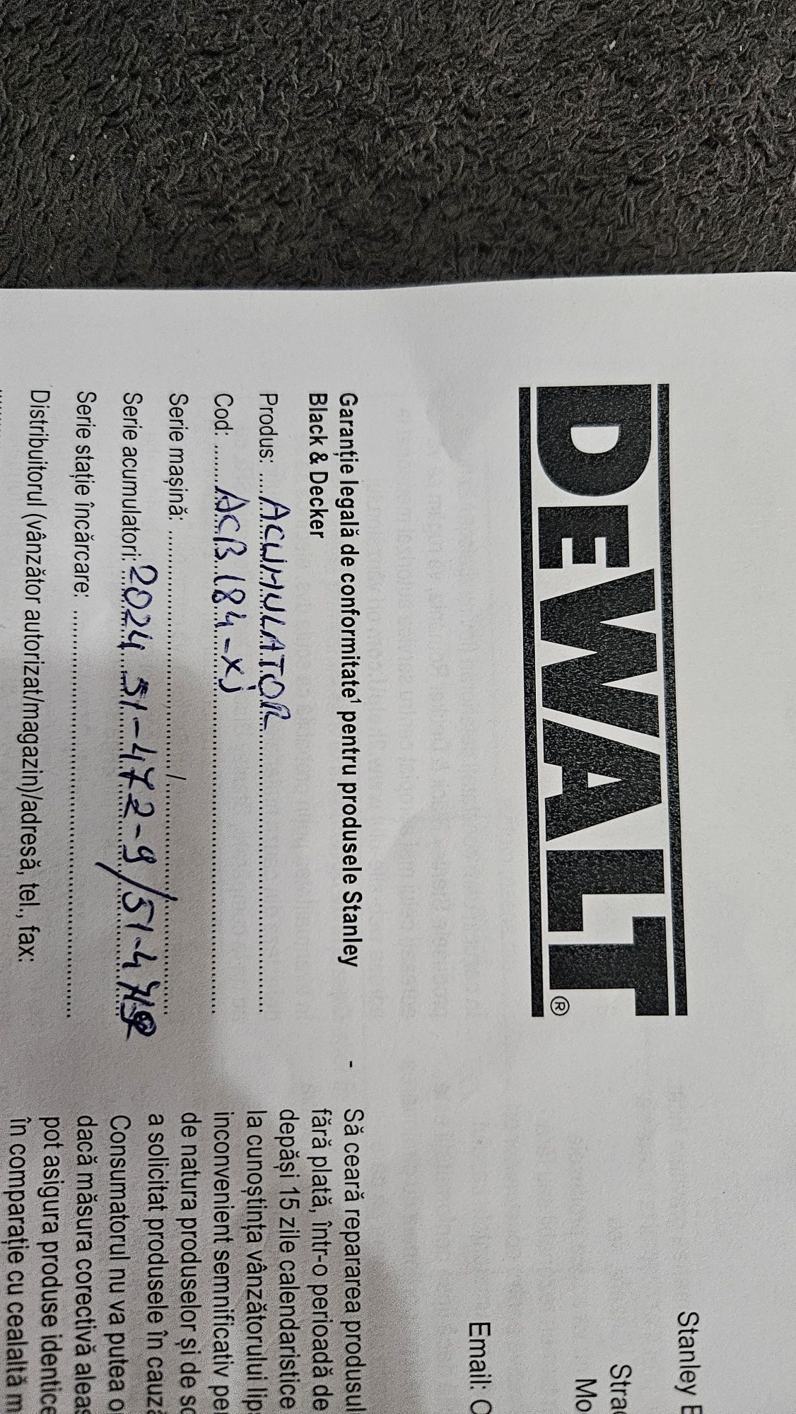 Acumulatori Dewalt 5A 2 bucati