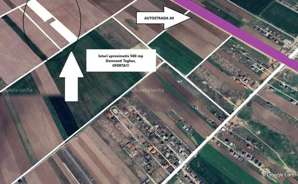 Proprietar - Teren 500 mp - Domnești – 15.000€ - Investitie sigura