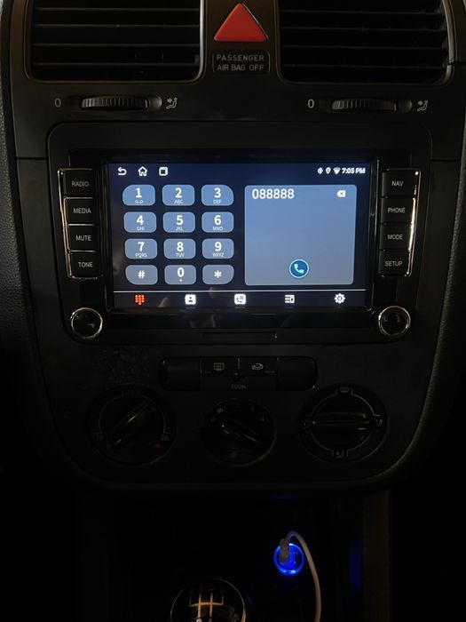 Мултимедия за VW Golf Passat Polo | Android 14, CarPlay, GPS, 4GB/32GB