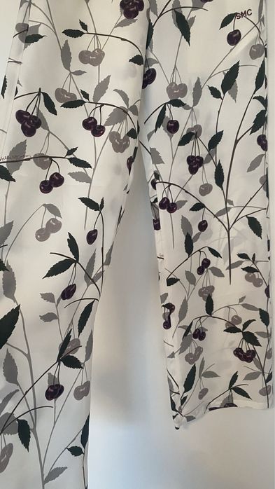 Pantaloni originali Stella McCartney din matase naturala