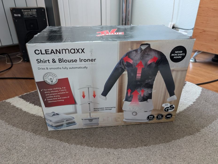Машина за гладене на топъл въздух CleanMaxx