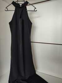 Черна дълга рокля ХС