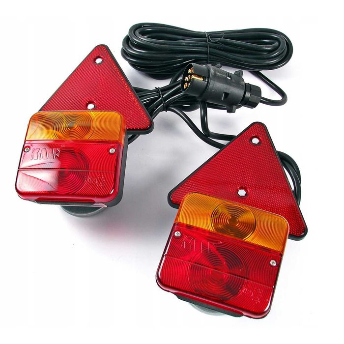 Комплект Магнитни стопове за ремарке със светлоотразители и кабел 7.5м