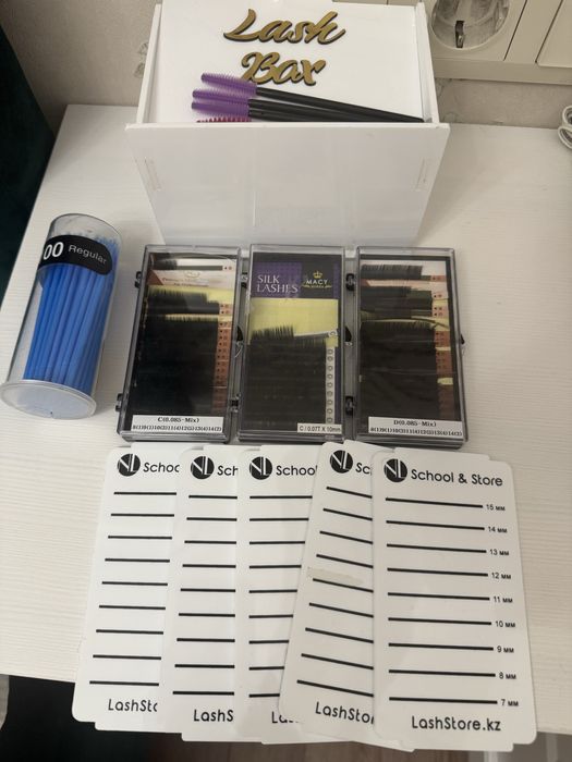 Отдам материалы для наращвания ресниц за 1000 тг