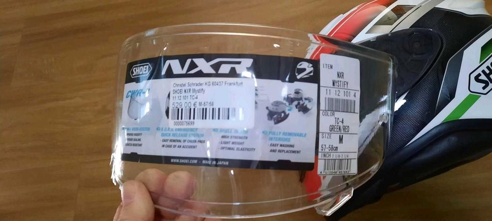 Casca Moto Shoei NXR Mystify - M si L - 2 Viziere
