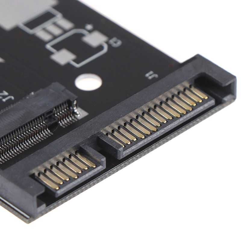 Преходник mSАТА към SATA конвертор адаптер платка SSD