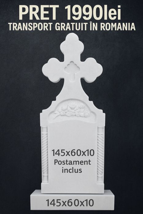 Monumete funerare, transport gratis