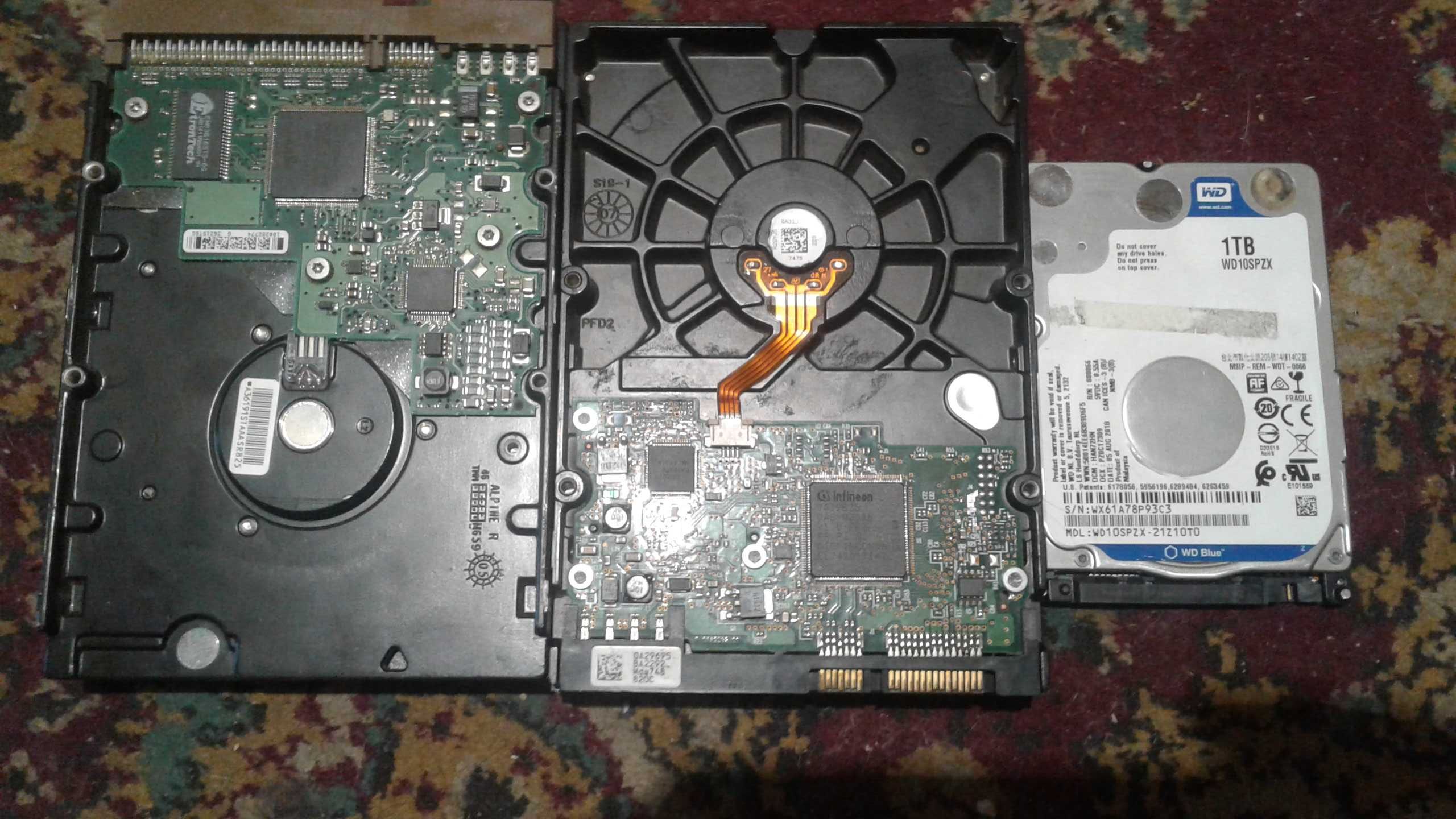 Продам НЕрабочие HDD диски