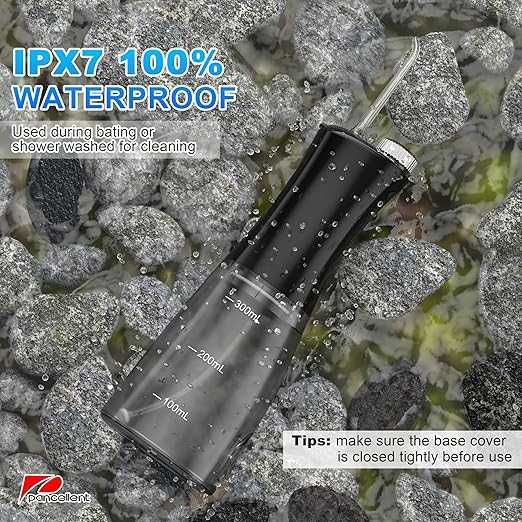 Зъбен душ иригатор за уста Pancellent Dental Spike 350мл./4 накрайника