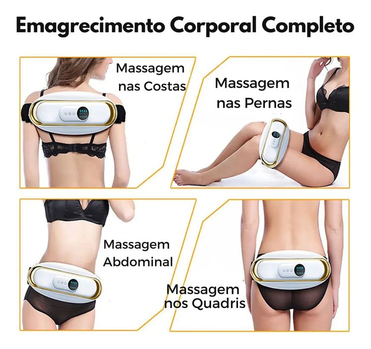 Колан за отслабване с вибрация и инфрачервена светлина, масаж, масажор