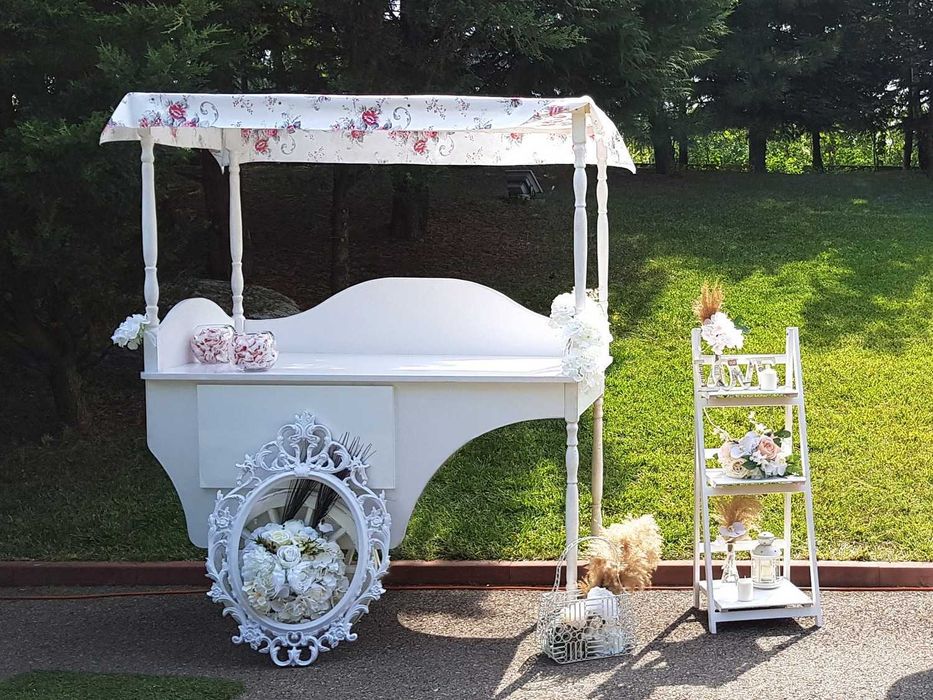 Vand carucior candybar / lemonade bar evenimente, mobil, demonttabil