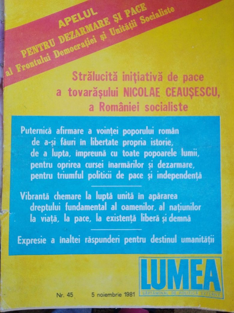 Vând cărțile și revistele din poze propaganda comunista