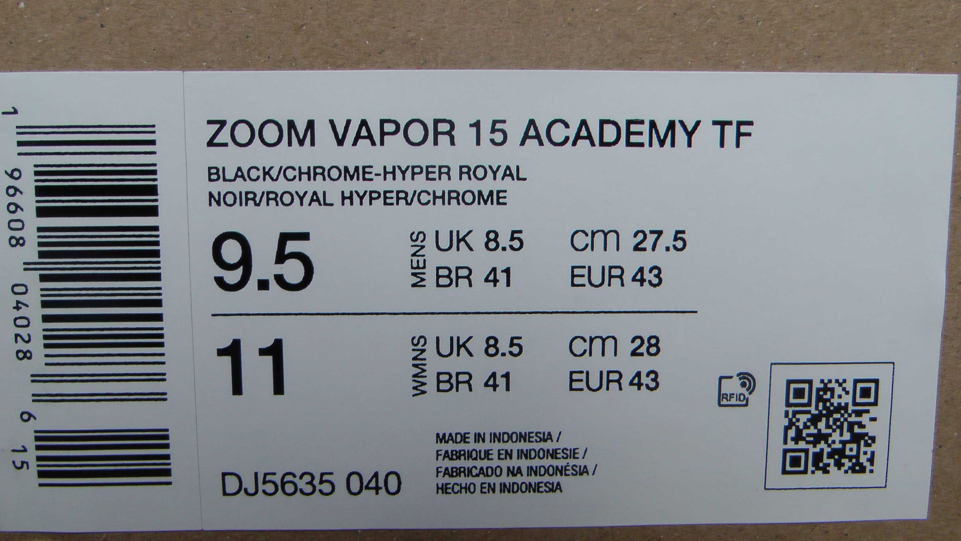 Ghete fotbal sintetic NOI Nike Zoom Vapor 15 Academy marimea 43
