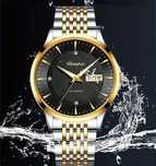 Механичен, Автоматичен, Класически златен часовник 18К Black/Gold !