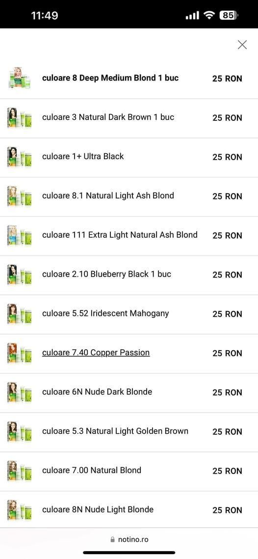 Vopsea Garnier color Naturals creme noua sigilata