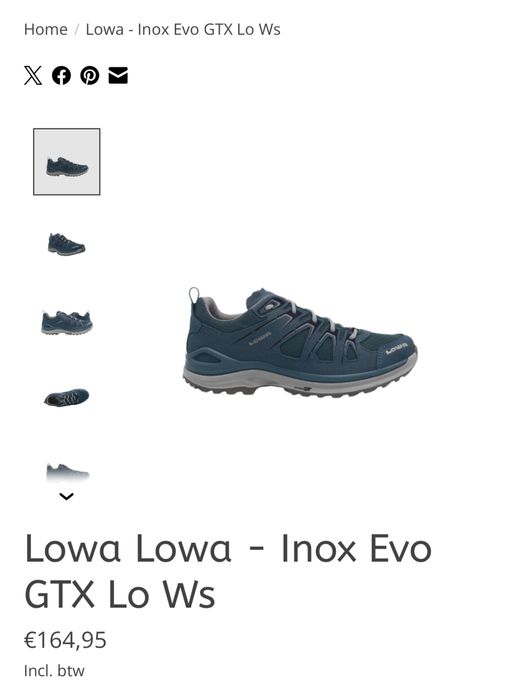 Туристически обувки LOWA INNOX EVO GORE-TEX .Номер 37.5