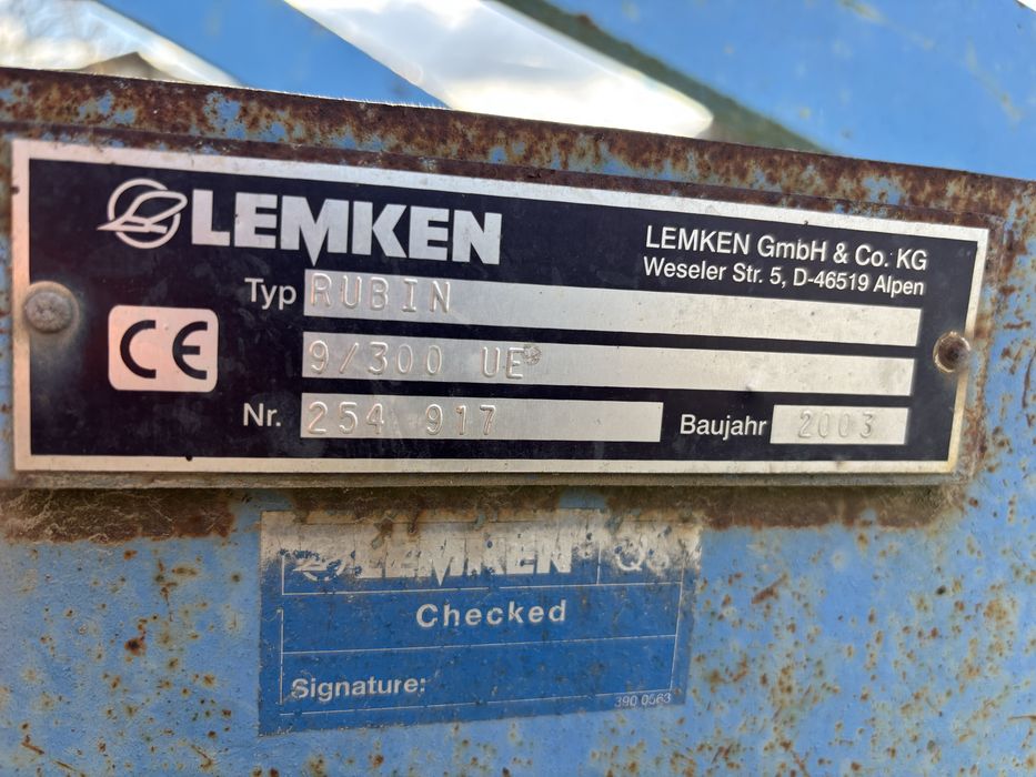 Disc Lemken Rubin 9/300