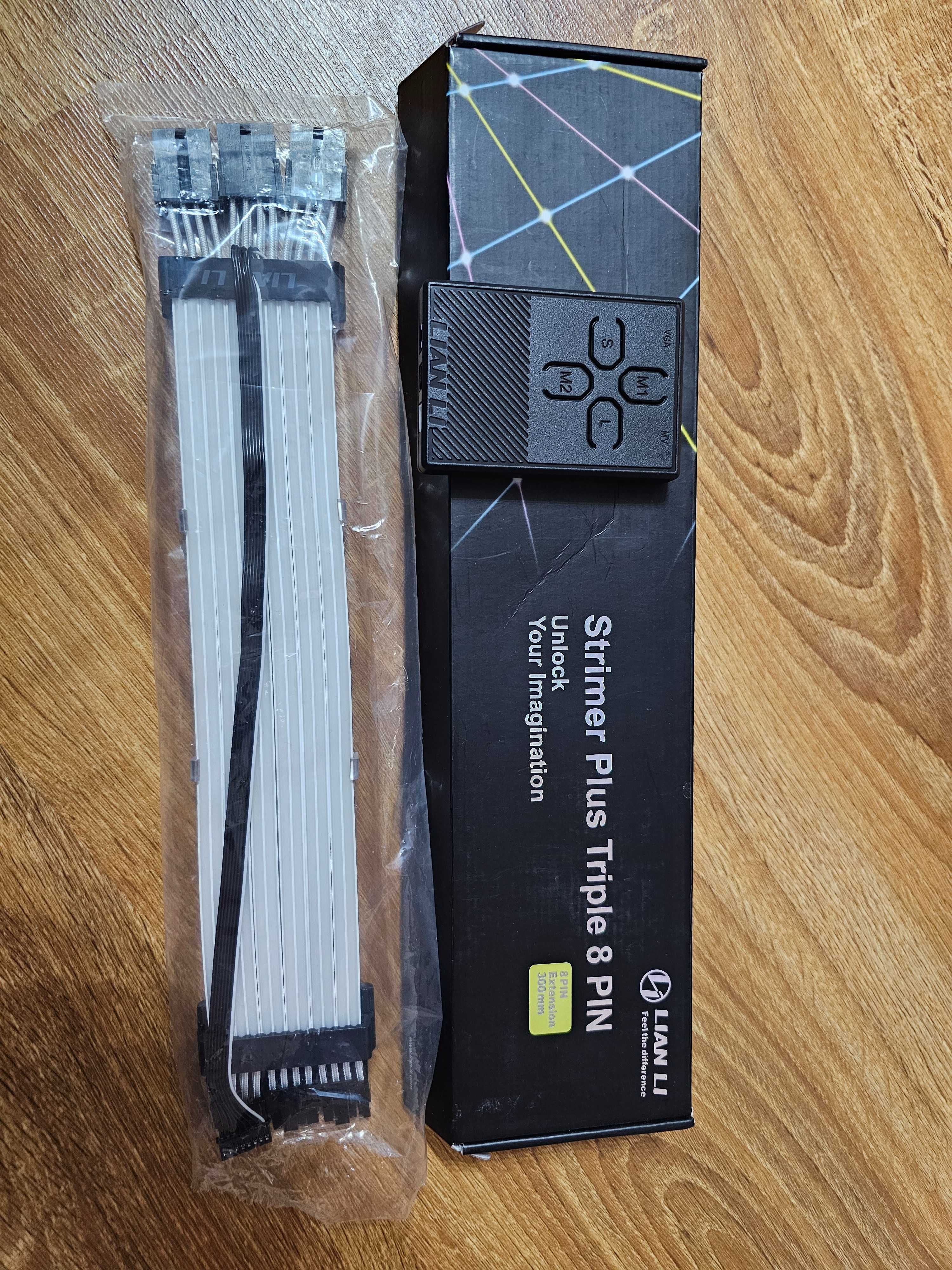 Cablu prelungire GPU Lian Li Strimer Plus 3x8 pini