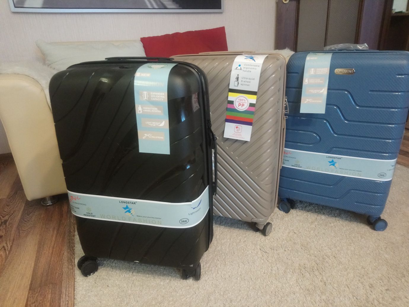Силиконовый(гелевый) чемодан, размер М