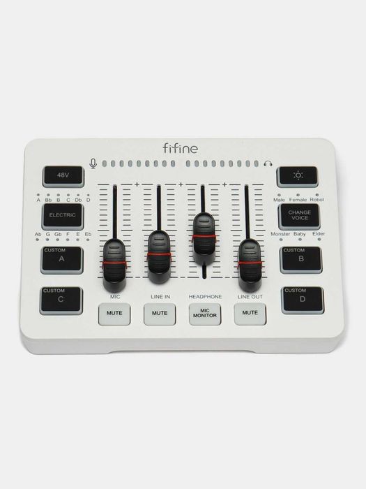 Звуковая карта для стримеров и блогеров fifine CS3