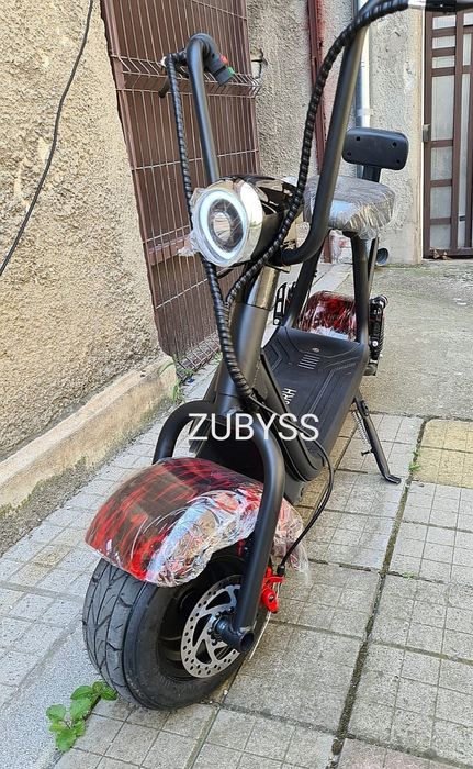 Scuter Electric Harley Mini 800W 40kmh 10Ah 48V Model Nou