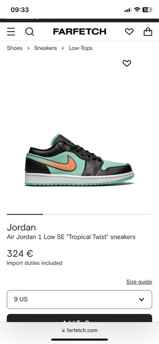 Air jordan 1 tropical