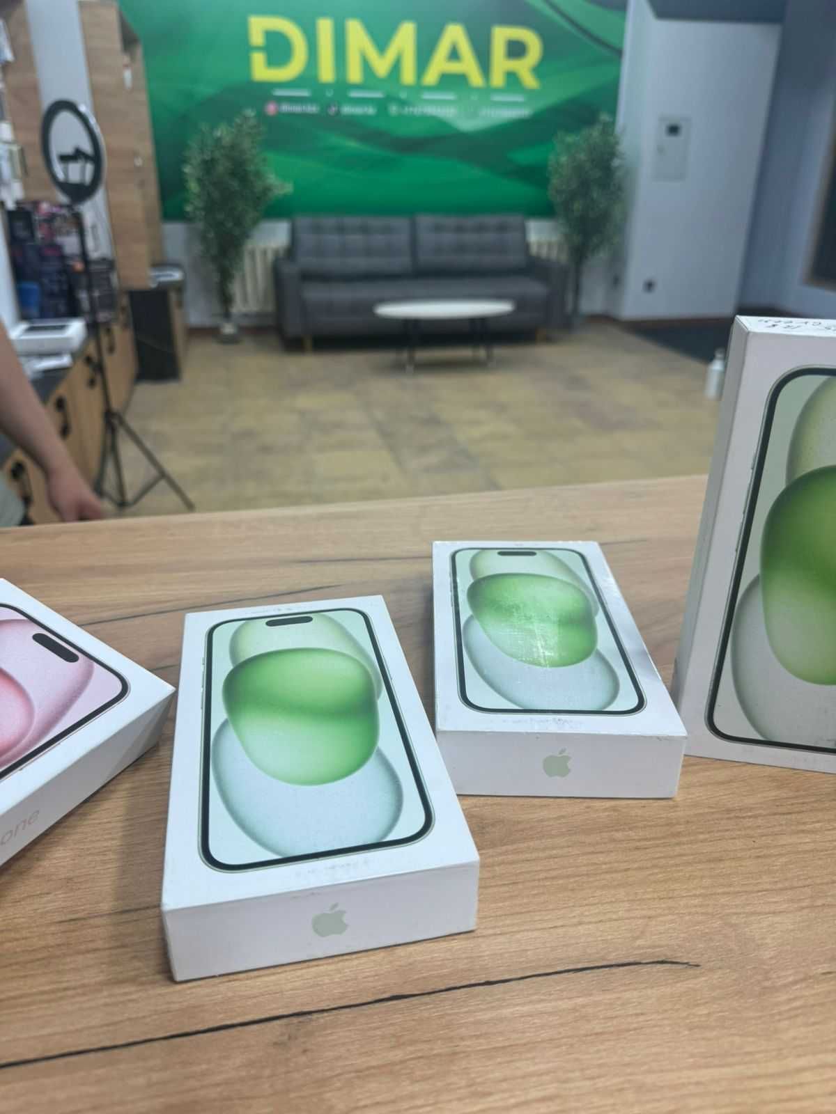 Айфон 15 256Гб 1 сим Зелёный Низкая Цена на Apple Iphone 15 в Алматы