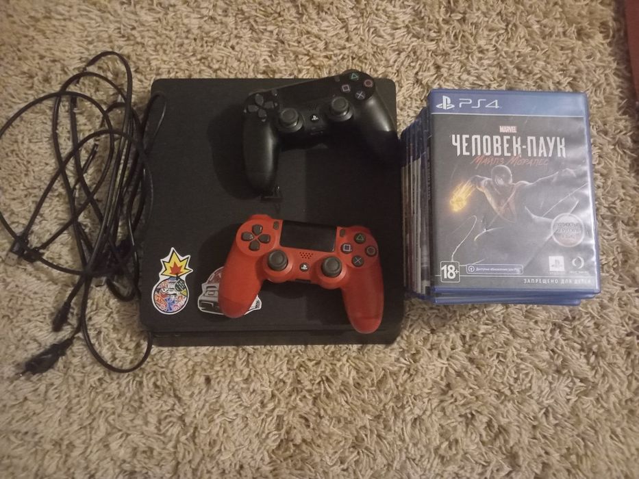 Продам ps4 slim 1 ТБ за 130.000тг