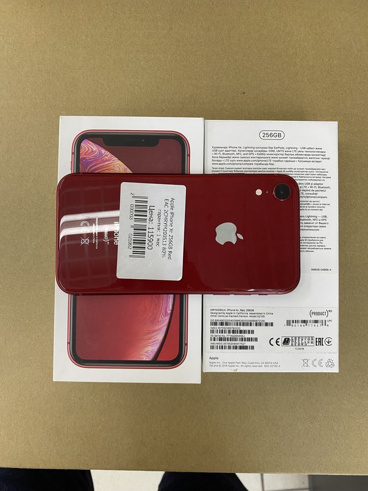 iPhone XR 256gb RED EAC 80%