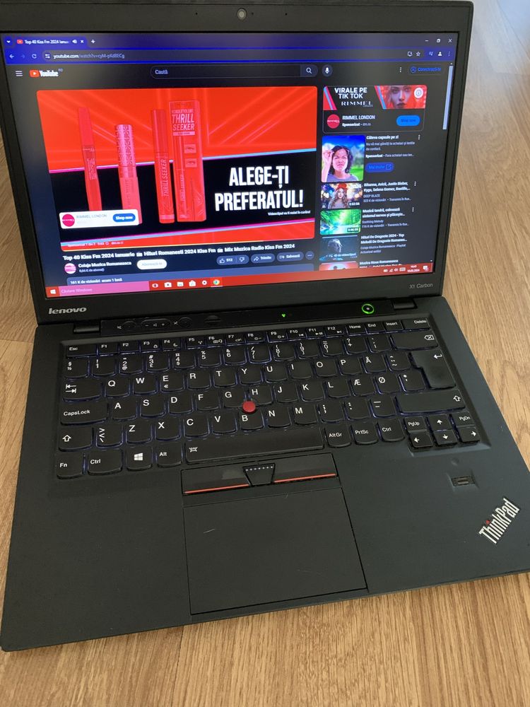 Lenovo ThinkPad Slim X1Carbon intel core i5,4gb ram ddr4,SSD 130gb