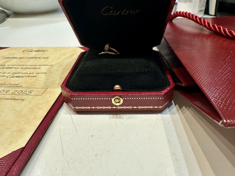 Оригинален дамски пръстен Cartier juste un Clou