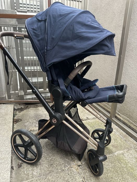 CYBEX PPLATINUM PRIAM ROSE GOLD set carucior si accesorii + CADOU