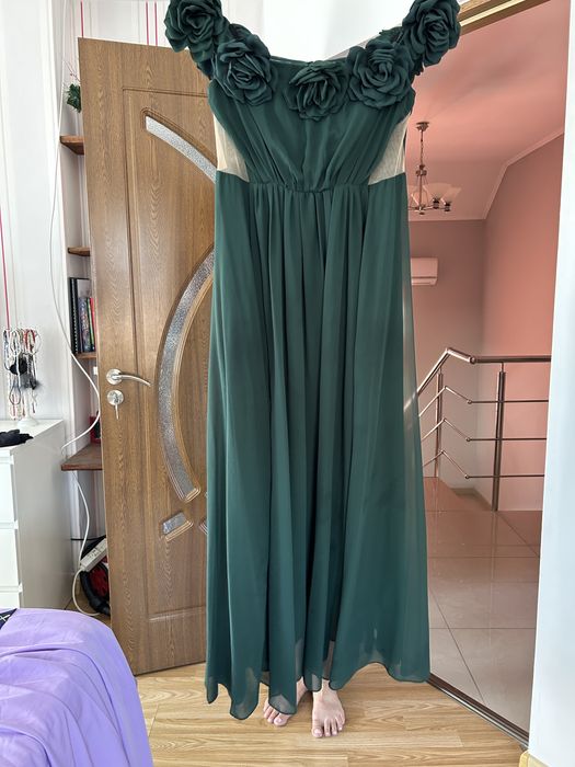 Rochie verde de seara