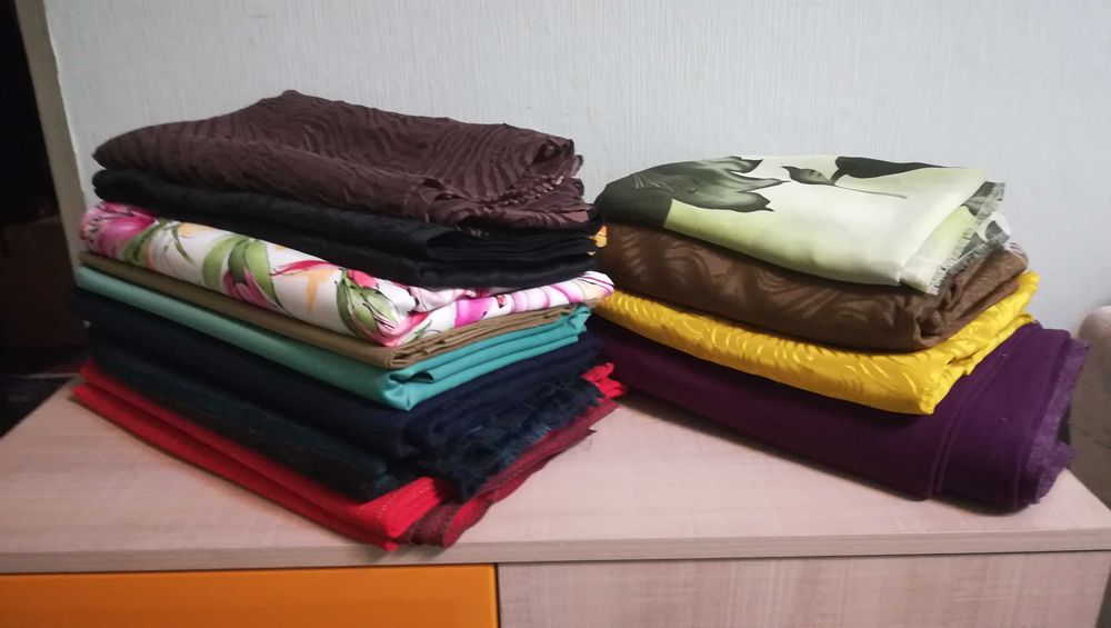 Ткани для пошива одежды разные от 1000 тенге