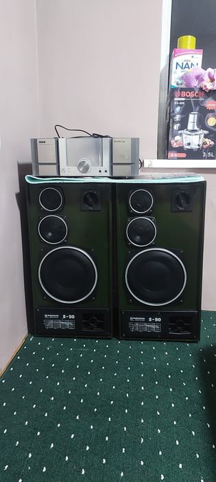 Продаётся колонки S90 +усилитель BBK
