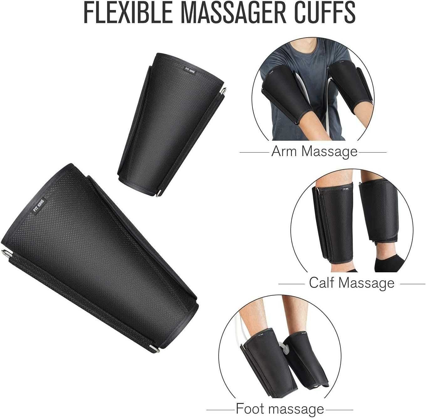 FIT KING Масажор за крака с въздушна компресия за прасци и стъпала
