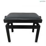 Scaun pian reglabil, 47 - 57 cm, lemn masiv, tapitat, piele naturala